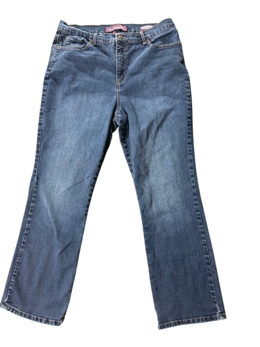 Gloria Vanderbilt Amanda High Rise Bootcut Jeans - Dark Wash - Size 14P